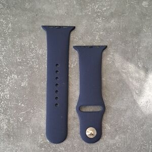 Navy Blue Silicone Smart Watch Band